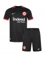 Eintracht Frankfurt Replika Borta Kläder Barn 2024-25 Kortärmad (+ byxor)